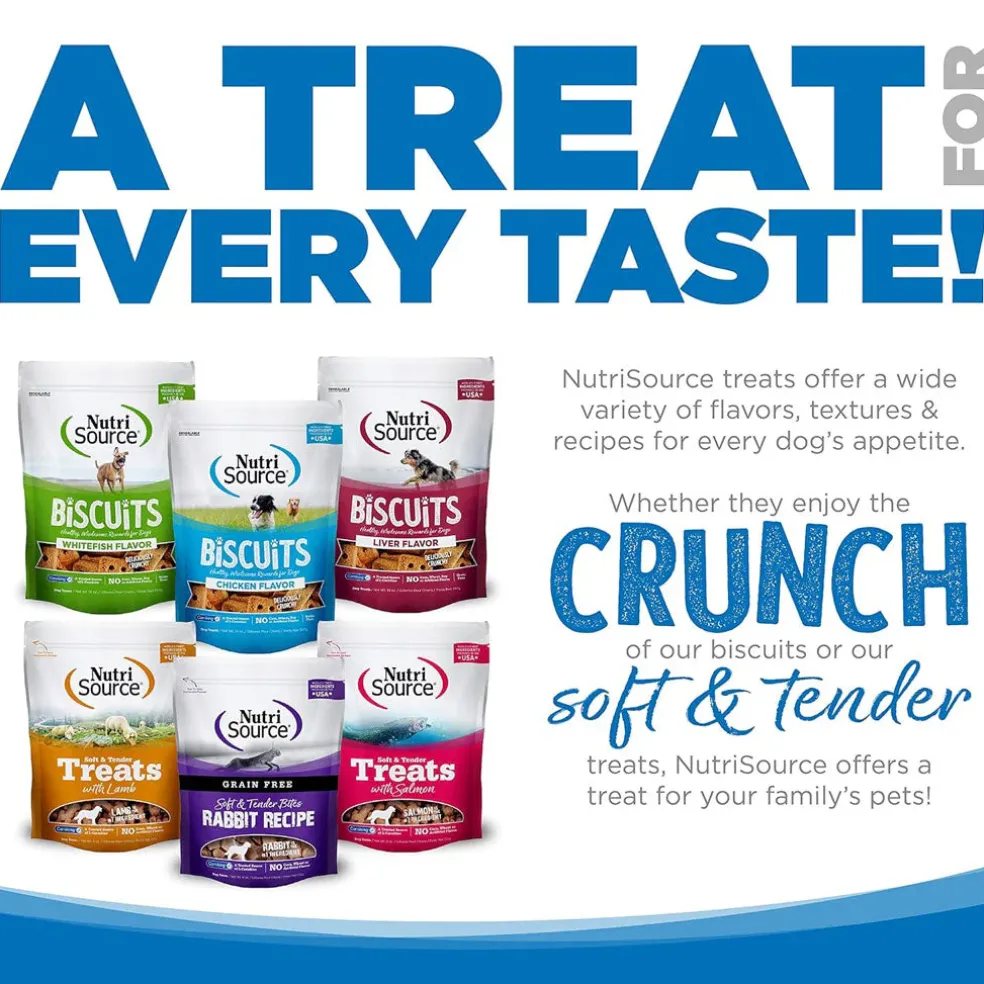 NutriSource Soft Tender Dog Treats with Chicken (14 oz)