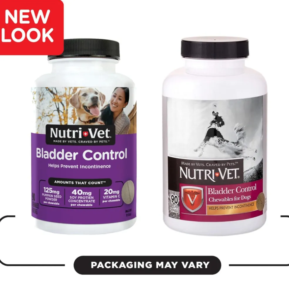 Nutri-Vet Bladder Control Supplement for Dogs to Help Prevent Incontinence (90 chewable tablets)