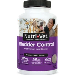 Nutri-Vet Bladder Control Supplement for Dogs to Help Prevent Incontinence (90 chewable tablets)