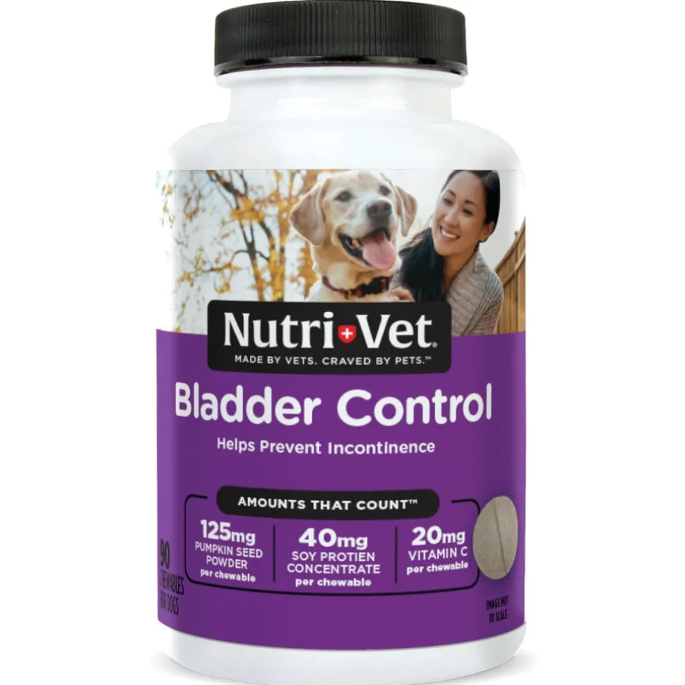 Nutri-Vet Bladder Control Supplement for Dogs to Help Prevent Incontinence (90 chewable tablets)