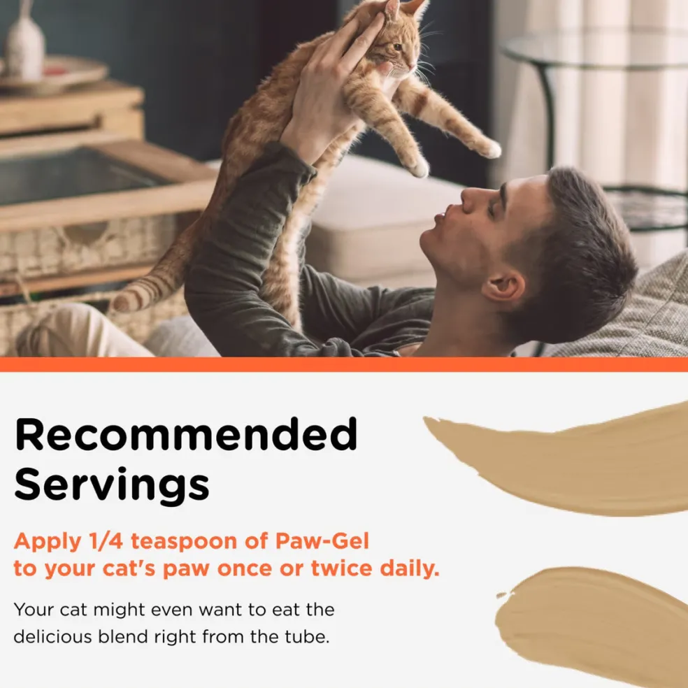 Nutri-Vet Hairball Cat Paw-Gel Chicken Flavor, 3-oz