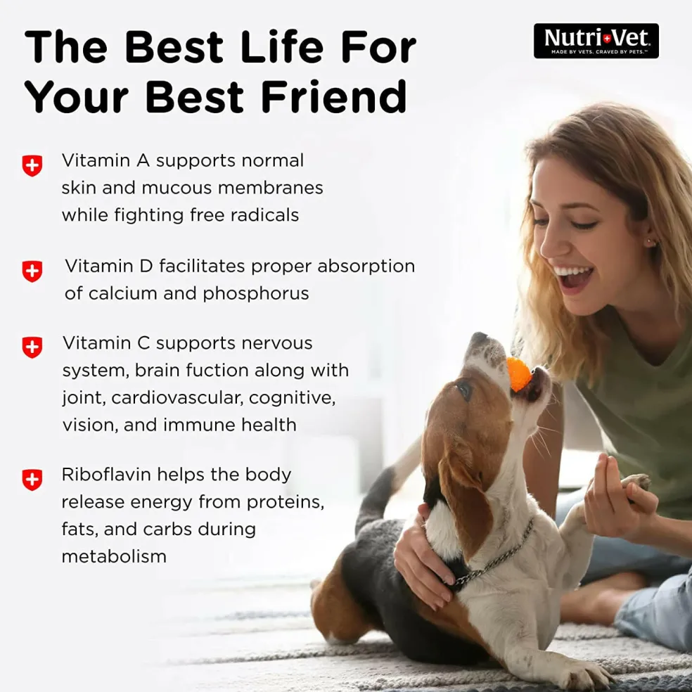 Nutri-Vet Multi-Vite Chewable Tablets for Dogs