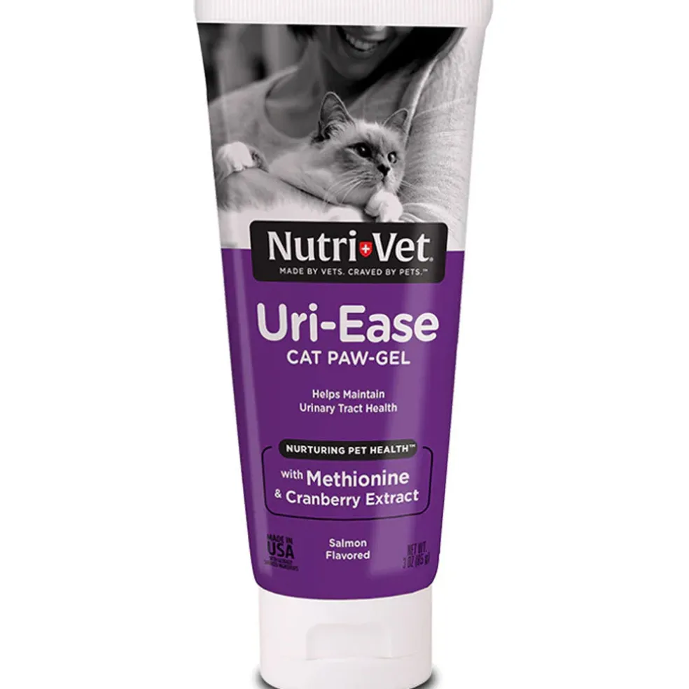 Nutri-Vet Uri-Ease Cat Paw-gel Urinary Supplement Salmon Flavored, 3-oz