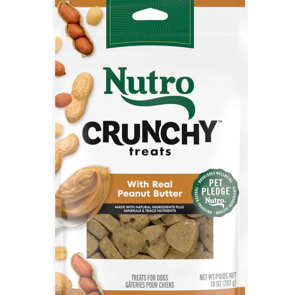 Nutro Crunchy Biscuits with Real Peanut Butter Treats For Dogs