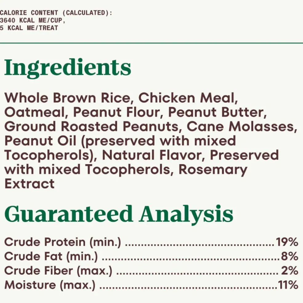 Nutro Crunchy Biscuits with Real Peanut Butter Treats For Dogs