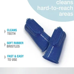 Nylabone Advanced Oral Care Finger Brush For Dogs (2 ct)