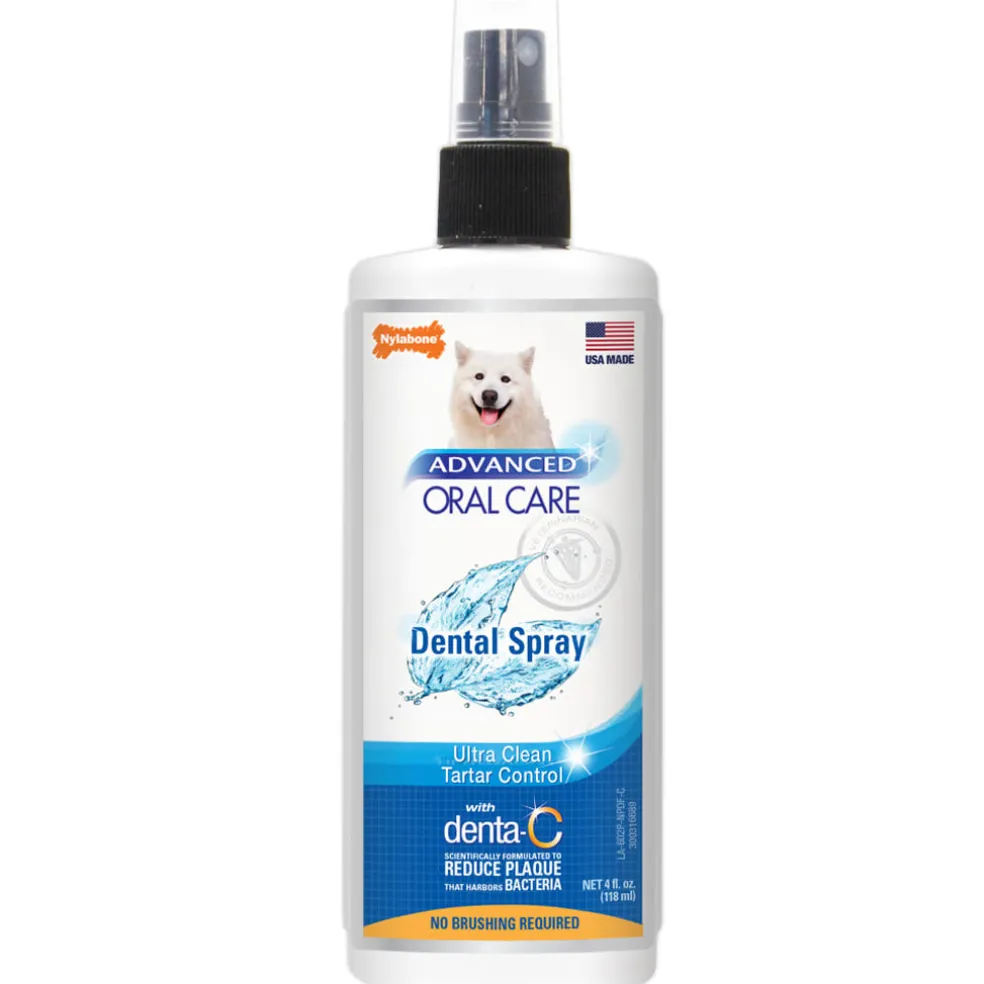 Nylabone Advanced Oral Care Fresh Breath Dental Spray For Dogs (4 oz)