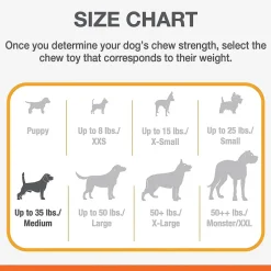 Nylabone Chill & Chew Medley Flavor Flexi Dog Chew Toy, Medium/Wolf
