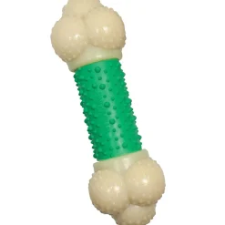 Nylabone Double Action Power Chew Durable Dog Toy Bacon