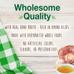 Nylabone Healthy Edibles Broth Bone Ham Flavor Dog Treats