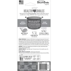 Nylabone Healthy Edibles Broth Bone Ham Flavor Dog Treats