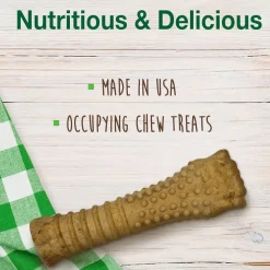 Nylabone Healthy Edibles Natural Long Lasting Peanut Butter Flavor Dog Treats - X-Large/Souper (1 ct)