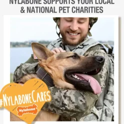 Nylabone Healthy Edibles Natural Long Lasting Peanut Butter Flavor Dog Treats - X-Large/Souper (1 ct)