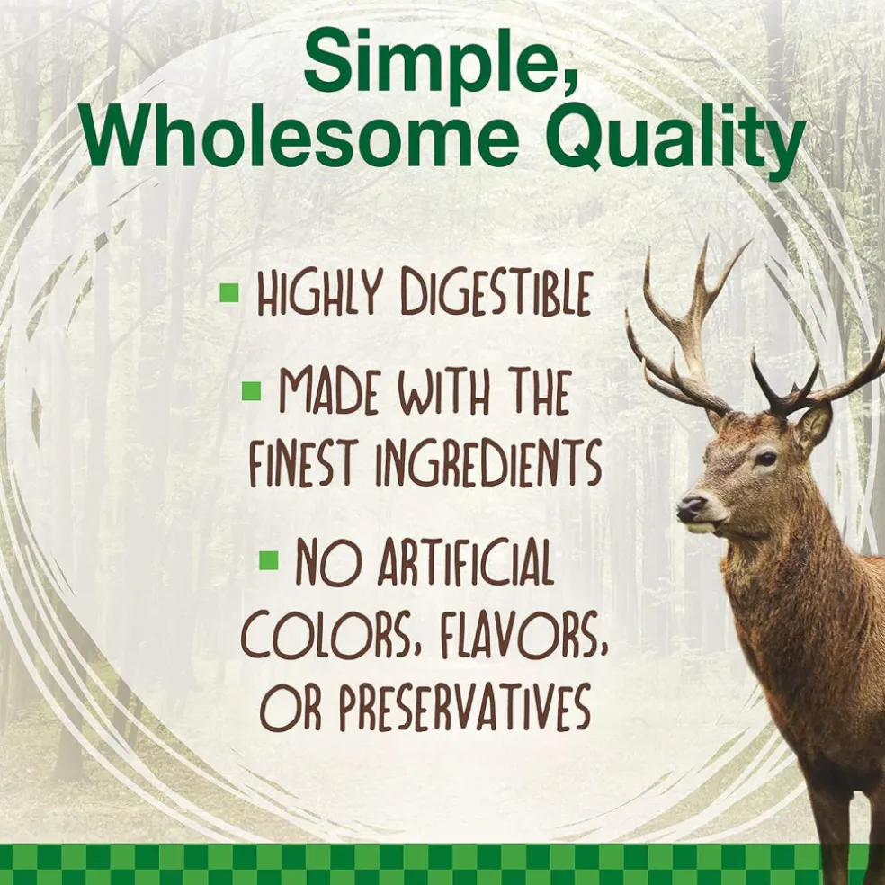 Nylabone Healthy Edibles WILD Natural Long Lasting Venison Antler Dog Chew Treats - Medium/Wolf, 10-count