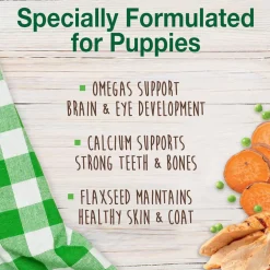 Nylabone Healthy Edibles with DHA Sweet Potato & Turkey Flavor Puppy Chew Treats