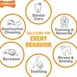 Nylabone Just for Puppies Teething Chew Ring Flavor Medley Dog Bone, X-Small/Petite, 2 count