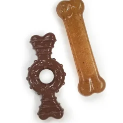 Nylabone Just for Puppies Teething Chew Ring Flavor Medley Dog Bone, X-Small/Petite, 2 count