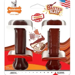 Nylabone Power Chew Basted Blast Dual Flavored Dog Chew Toys