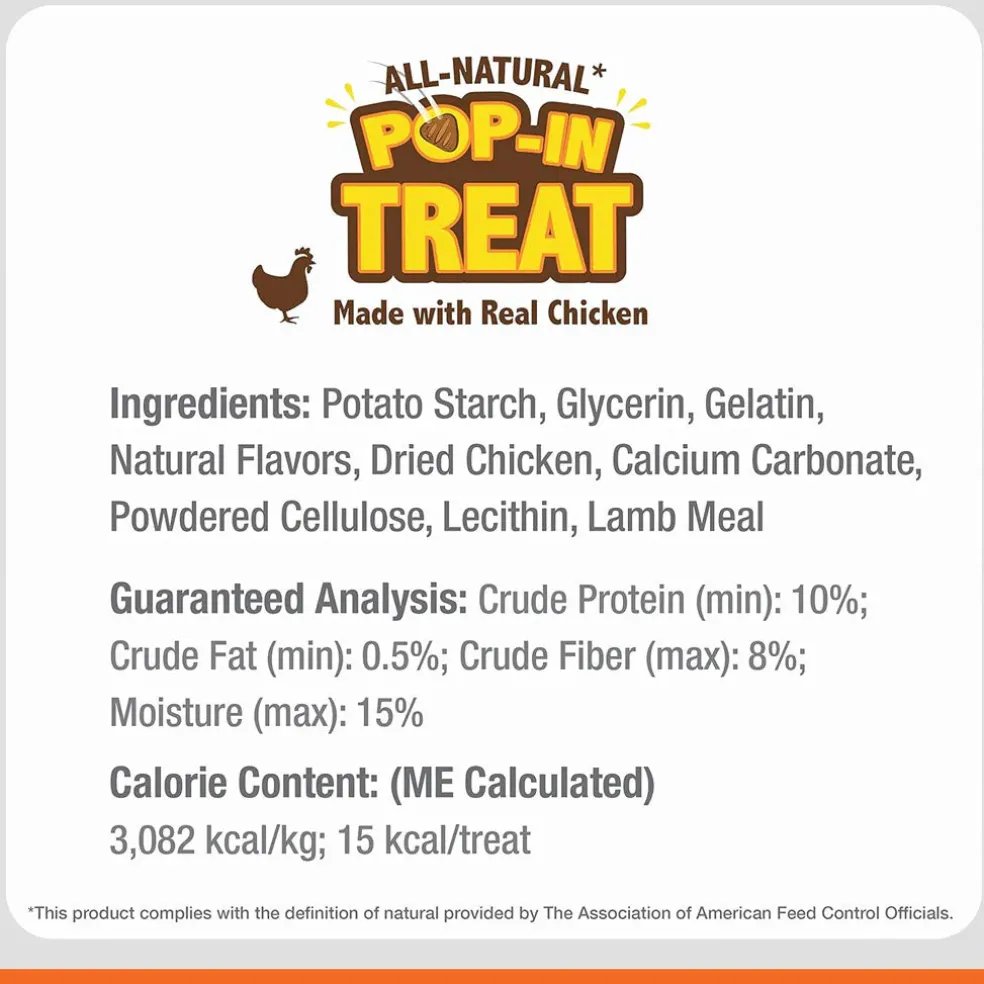 Nylabone Power Chew Chicken Flavored Knuckle Bone & Pop-In Treat Toy Combo Dog Chew Toy
