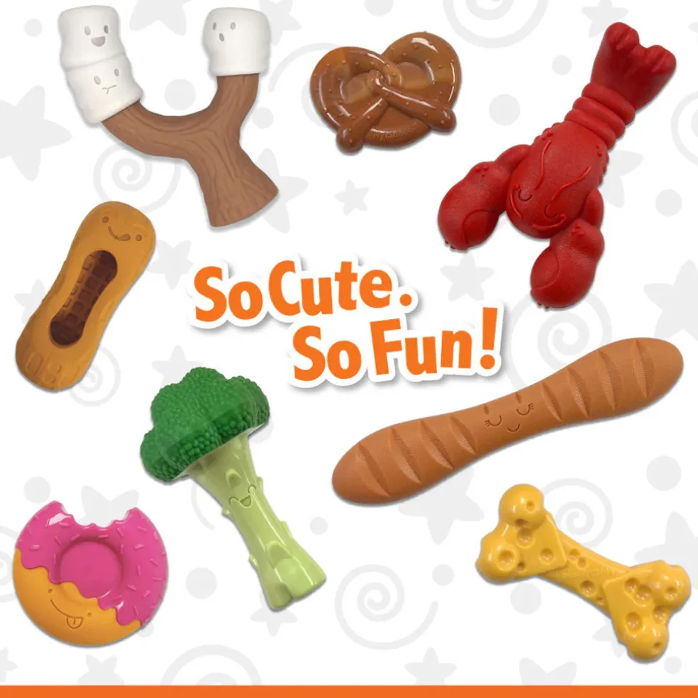 Nylabone Power Chew Donut Bacon Glazed Flavor Dog Toy