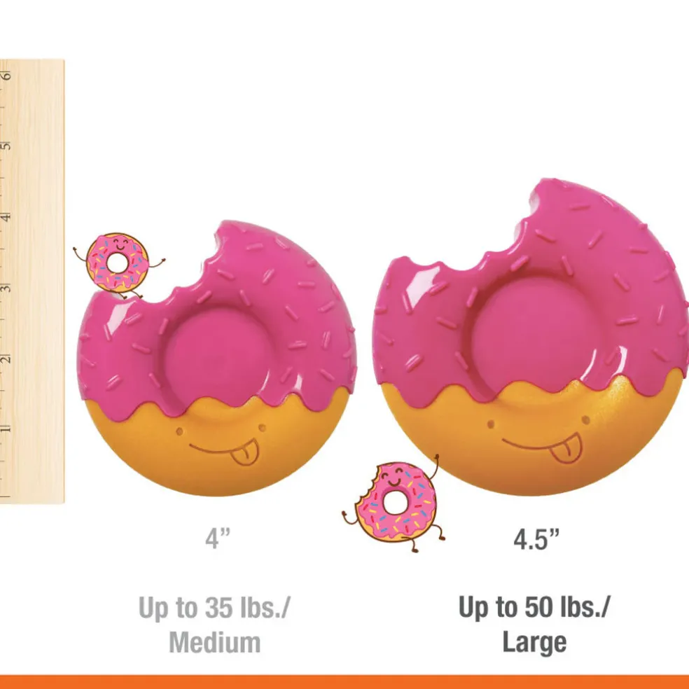 Nylabone Power Chew Donut Bacon Glazed Flavor Dog Toy