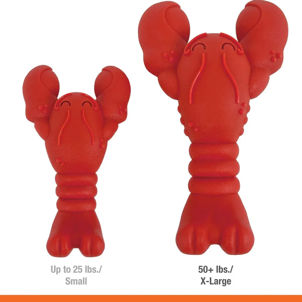 Nylabone Power Chew Lobster Dog Toy, Red
