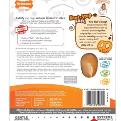Nylabone Power Chew Pretzel Dog Toy Bacon & Peanut Butter