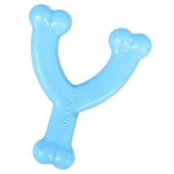 Nylabone Puppy Chew Toy Wishbone Chicken Flavor, X-Small/Petite
