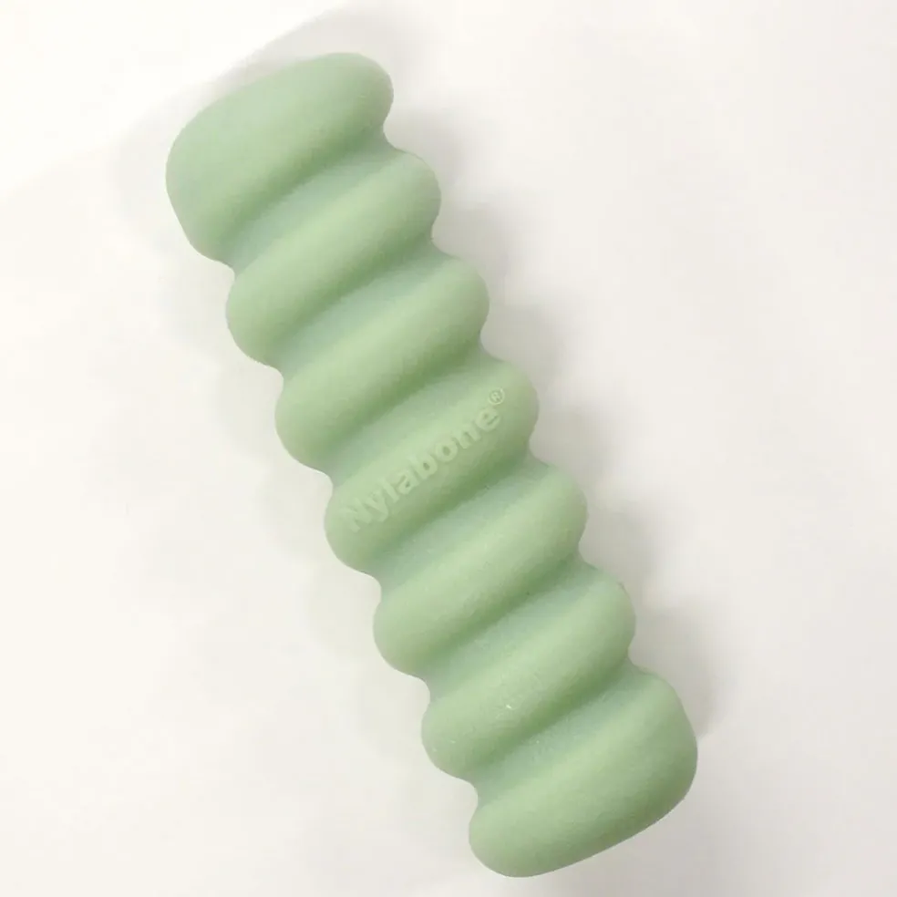 Nylabone Sensory Material Puppy Teething Stick Peanut Butter Flavor, Small
