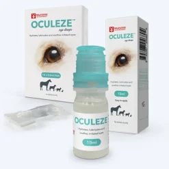 Oculeaze Eye Drops for Dogs & Cats, 10-ml