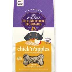 Old Mother Hubbard Chick' N' Apples Oven Baked Dog Biscuits Treats, 20-oz