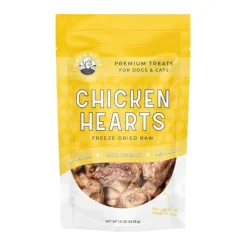 Oma's Pride Freeze-Dried Chicken Hearts Dog & Cat Treats