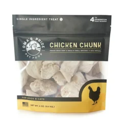 Oma's Pride Freeze-Dried Chicken Breast Chunks Dog & Cat Treats