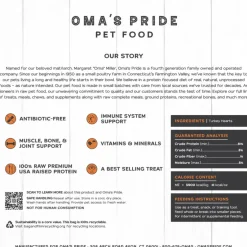 Oma's Pride Freeze-Dried Turkey Heart Slices Dog & Cat Treats (1.5 oz)