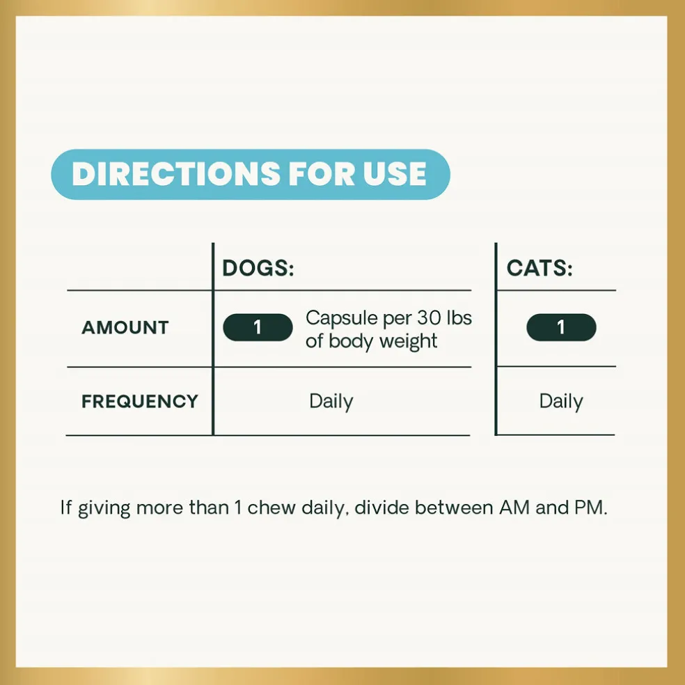 Omega Healthy Heart Capsules for Cats and Dogs