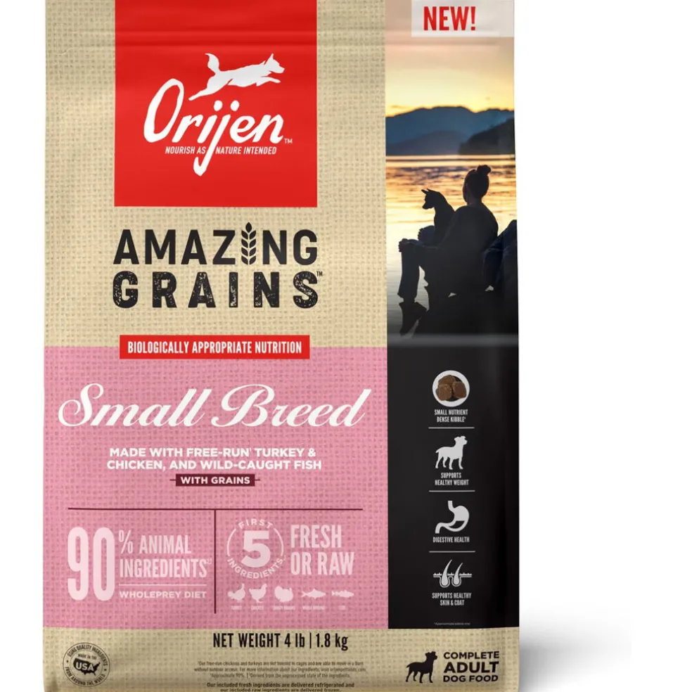 ORIJEN Amazing Grains High-Protein Small Breed Dry Dog Food