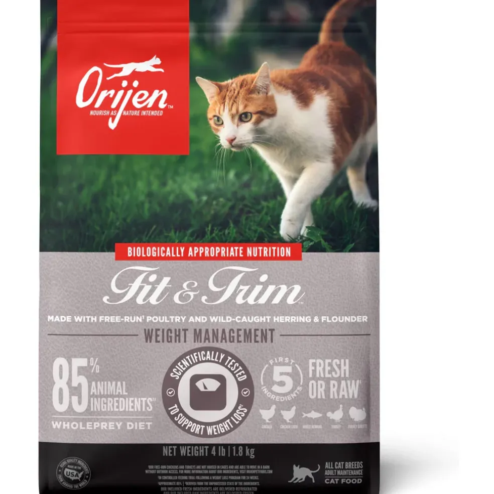 ORIJEN Fit & Trim Grain-Free High-Protein Premium Dry Cat Food
