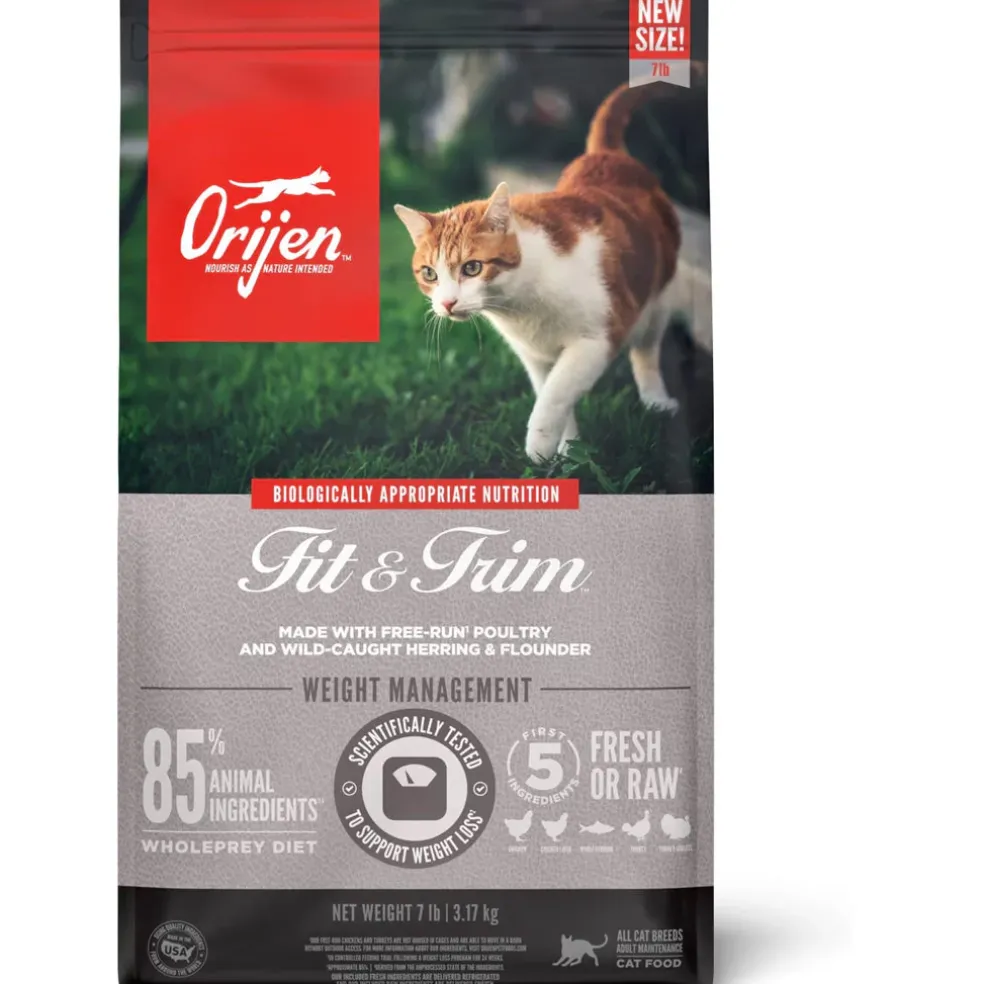 ORIJEN Fit & Trim Grain-Free High-Protein Premium Dry Cat Food