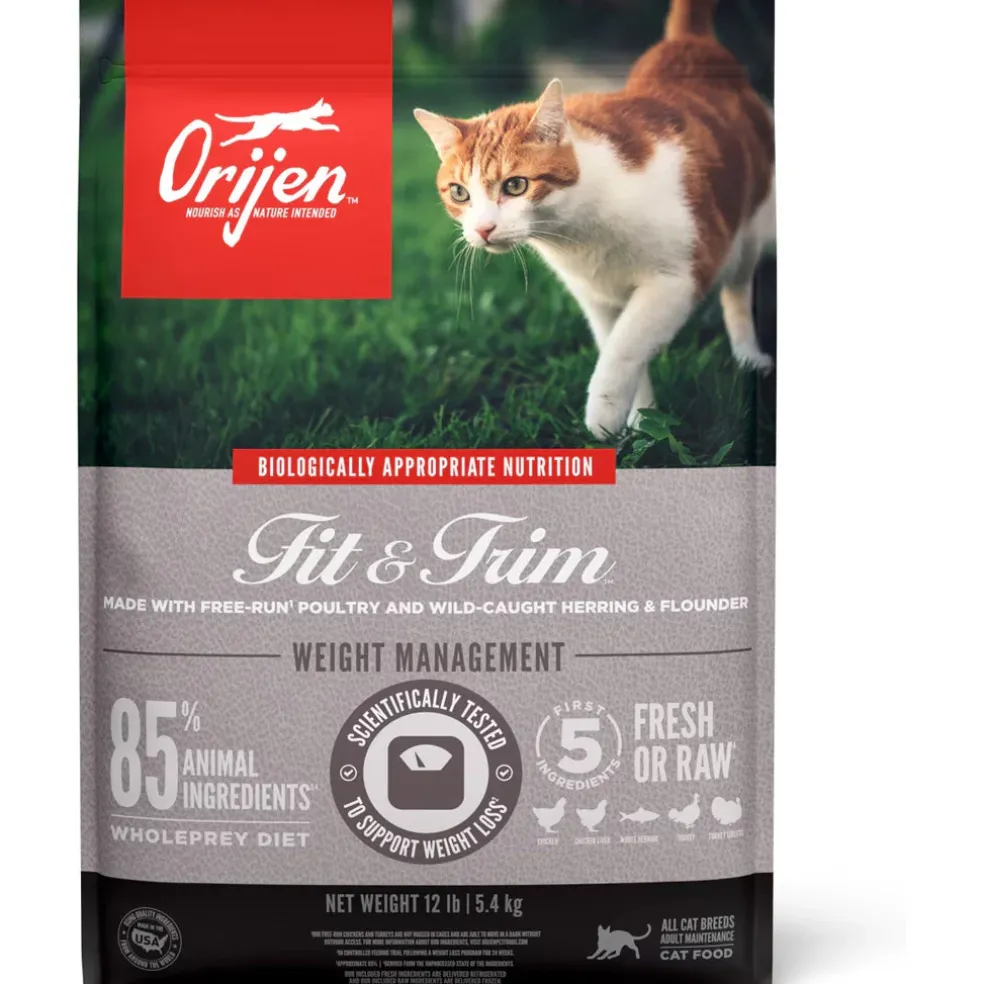 ORIJEN Fit & Trim Grain-Free High-Protein Premium Dry Cat Food