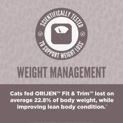 ORIJEN Fit & Trim Grain-Free High-Protein Premium Dry Cat Food