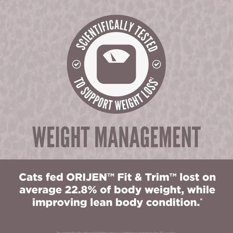 ORIJEN Fit & Trim Grain-Free High-Protein Premium Dry Cat Food