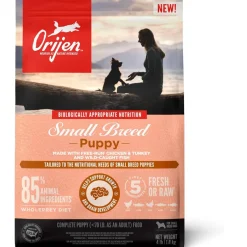 ORIJEN Grain-Free High-Protein Small Breed Puppy Dry Dog Food, 4-lb