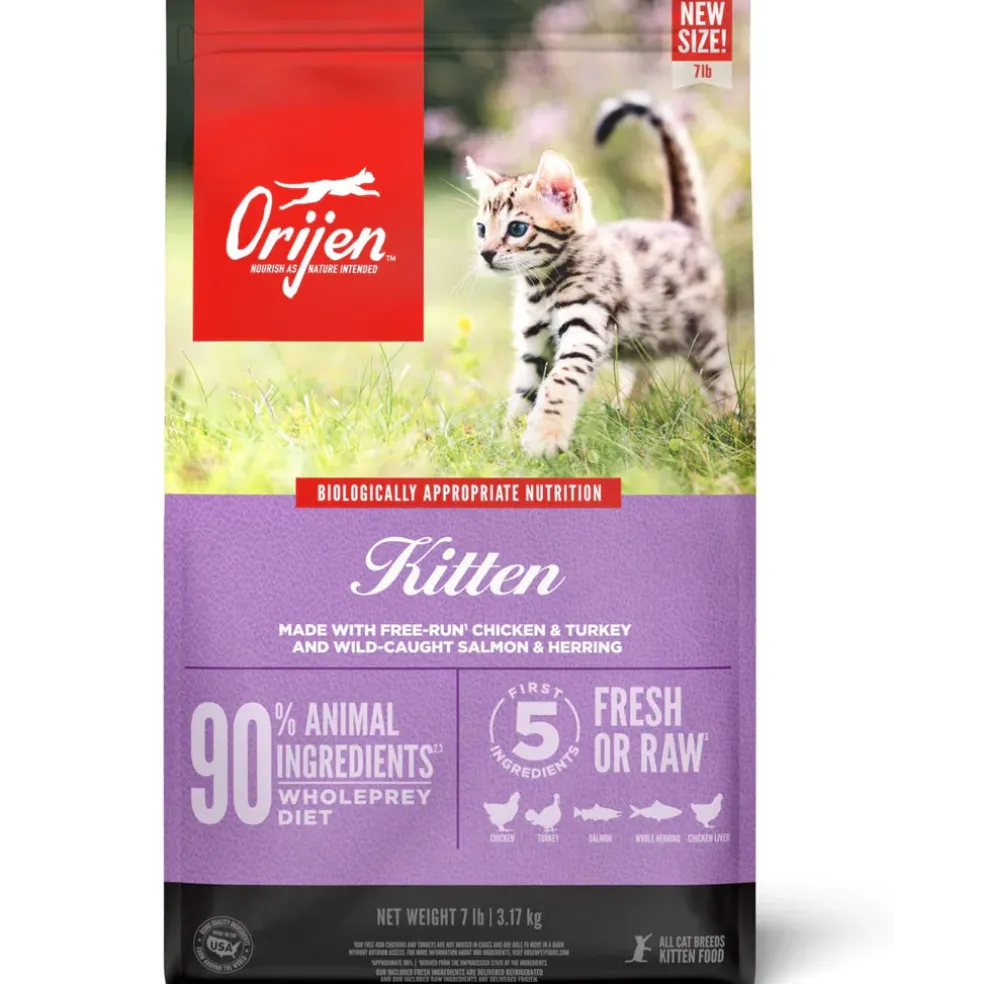 ORIJEN Kitten Grain-Free High-Protein Premium Dry Cat Food