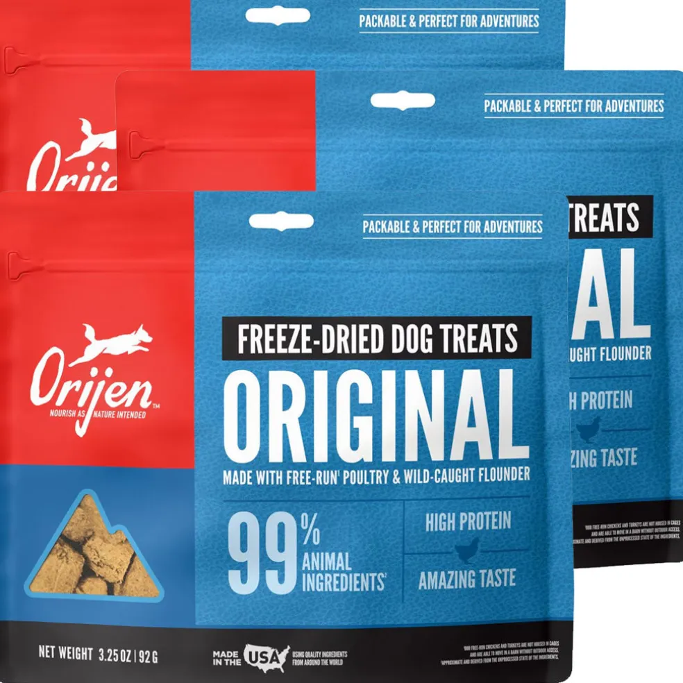 ORIJEN Original Grain-Free High-Protein Freeze-Dried Dog Treats