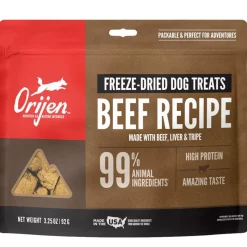 ORIJEN Ranch-Raised Beef Grain-Free High-Protein Freeze Dried Dog Treats, 3.25-oz bag
