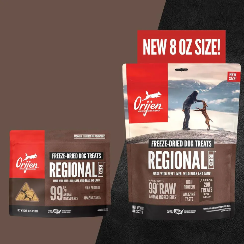ORIJEN Regional Red Grain-Free High-Protein Freeze-Dried Dog Treats