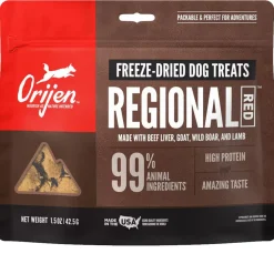 ORIJEN Regional Red Grain-Free High-Protein Freeze-Dried Dog Treats