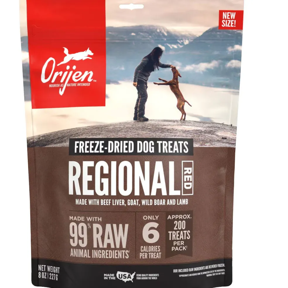 ORIJEN Regional Red Grain-Free High-Protein Freeze-Dried Dog Treats