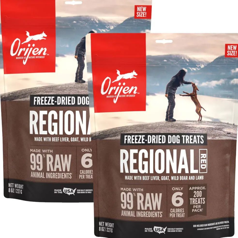 ORIJEN Regional Red Grain-Free High-Protein Freeze-Dried Dog Treats