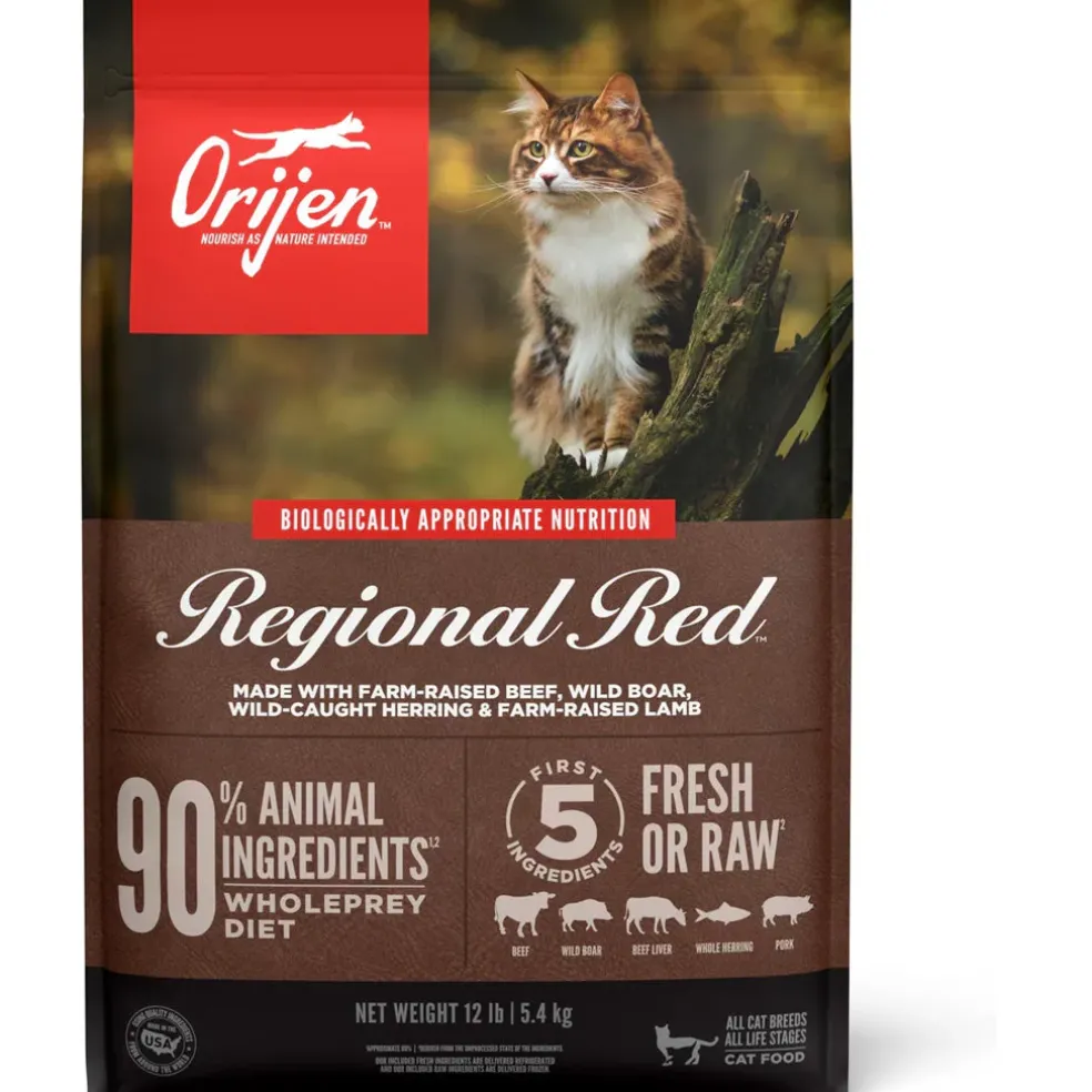 ORIJEN Regional Red Grain-Free High-Protein Premium Dry Cat Food